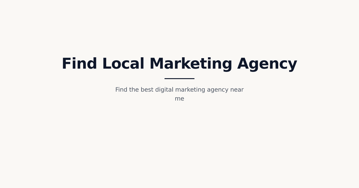 Digital Marketing Agency Near Me: The 2026 Guide to Finding Local Growth Partners